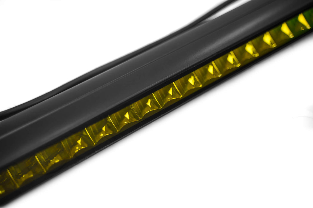 20-Inch Elite Series Single Row Amber LED Light Bar Lens detail