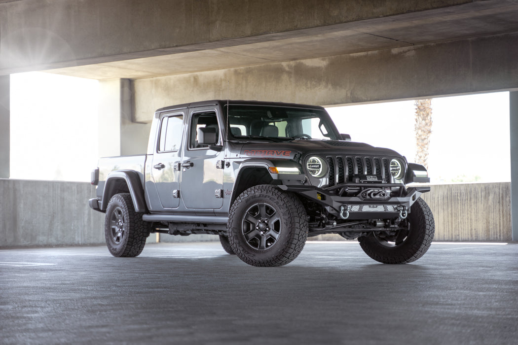 Look with lights on 2007-2023 Jeep Wrangler JK/JL & Gladiator JT MTO Series Front Bumper