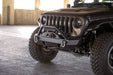 Side Profile of FS-15 Series Front Bumper for Jeep JK, JL, and JT - Installed