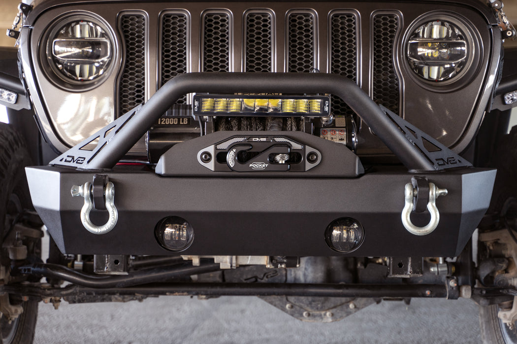 Detailed front of FS-15 Series Front Bumper for Jeep JK, JL, and JT - Installed