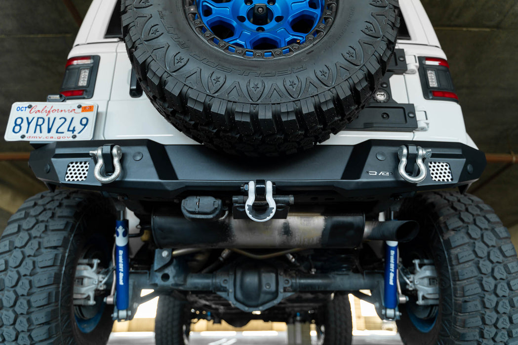 FS-7 Series Rear Bumper installed on the 2018-2023 Jeep Wrangler JL