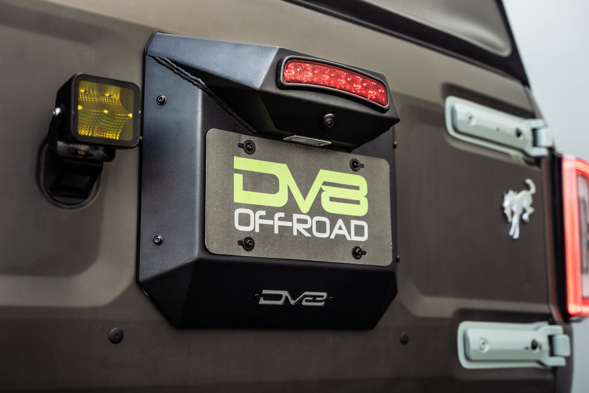 Bronco Spare Tire Delete with Integrated Brake Light & Backup Camera