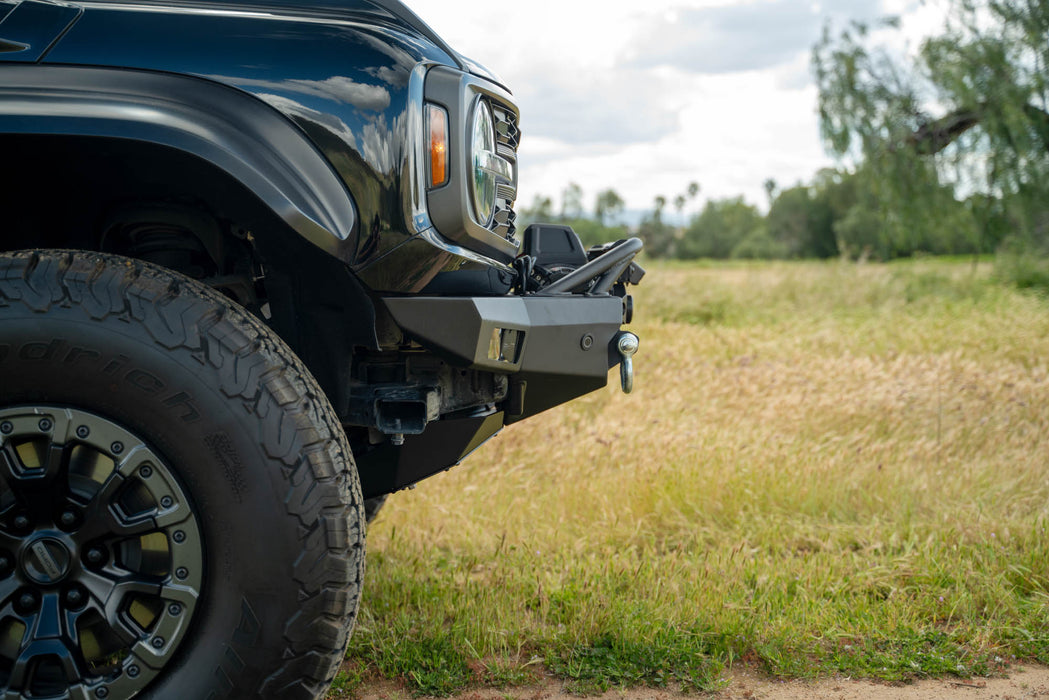 Side Profile of the Spec Series Winch Front Bumper for the 2021-2024 Ford Bronco Raptor