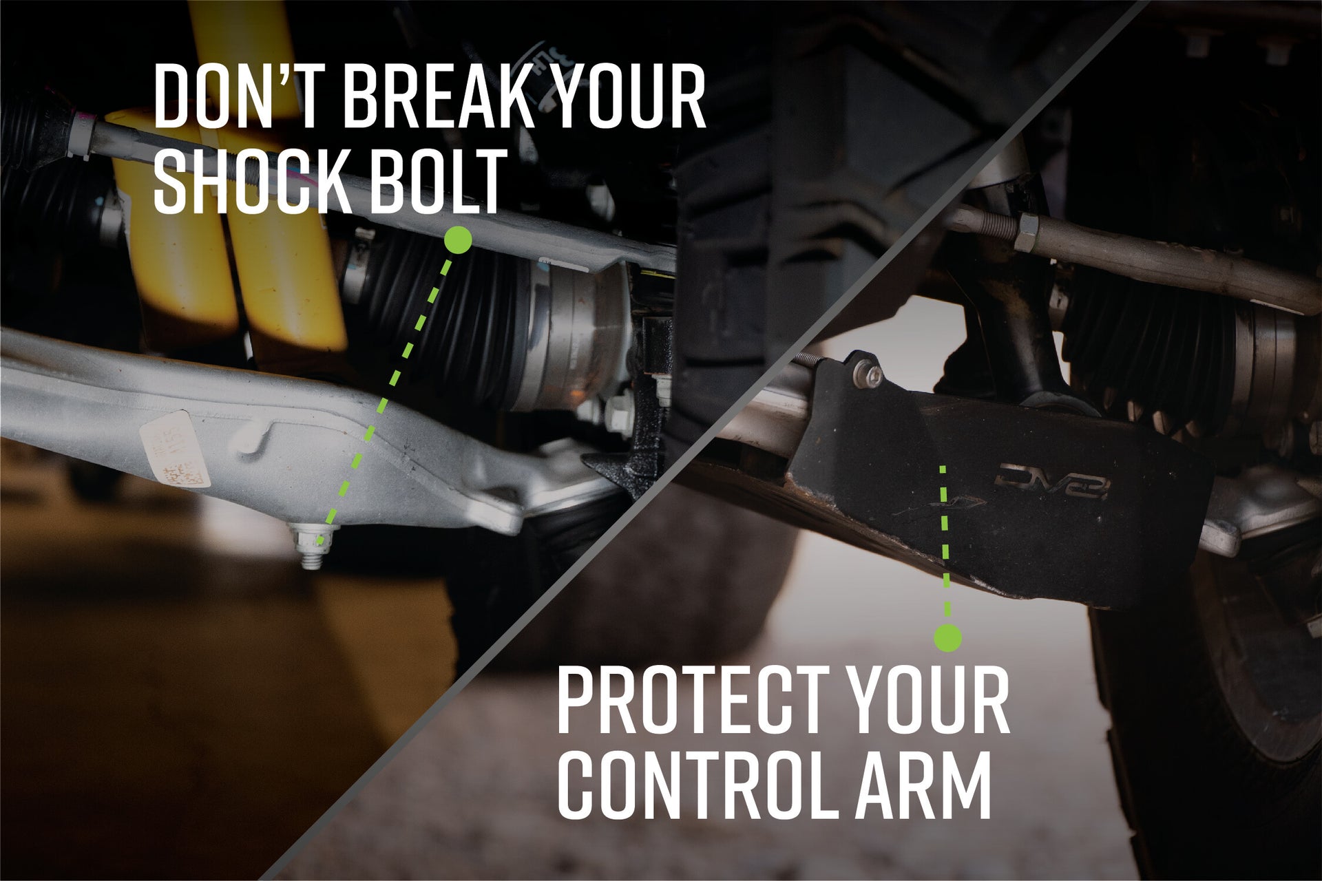 Bronco Lower Control Arm Skid Plate