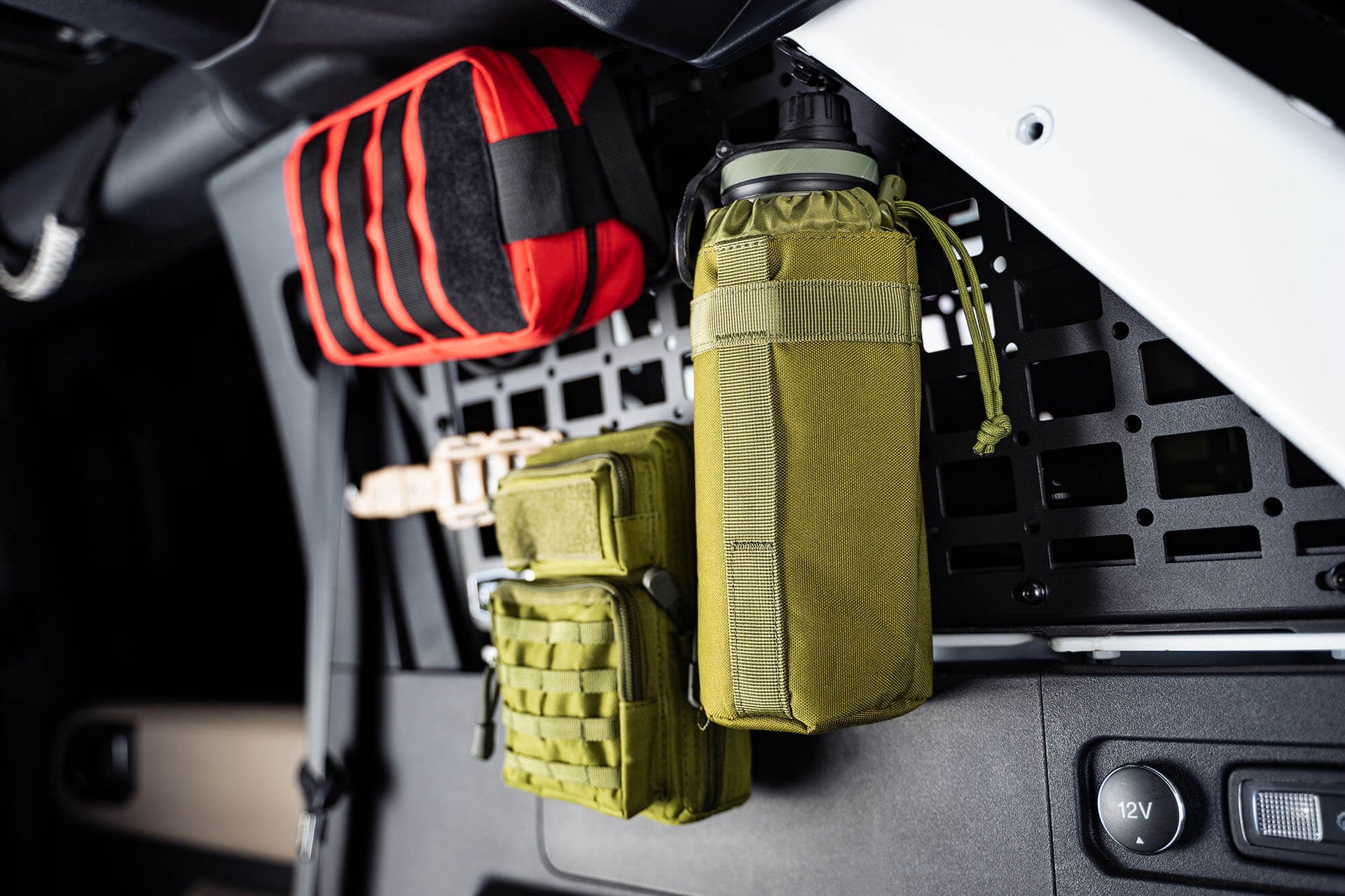Bronco Rear Window Molle Panel with Gear.