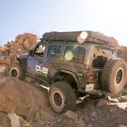 Jeep Wrangler with RTT Rock Crawling