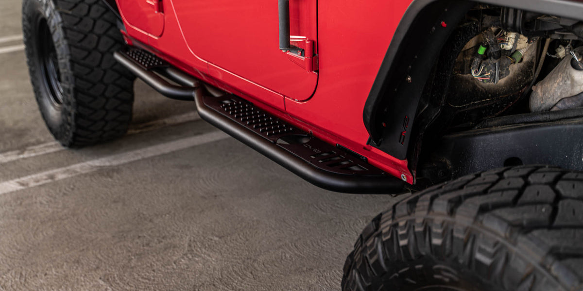 2007-2018 Wrangler JK Side Steps | OE Plus Series | DV8