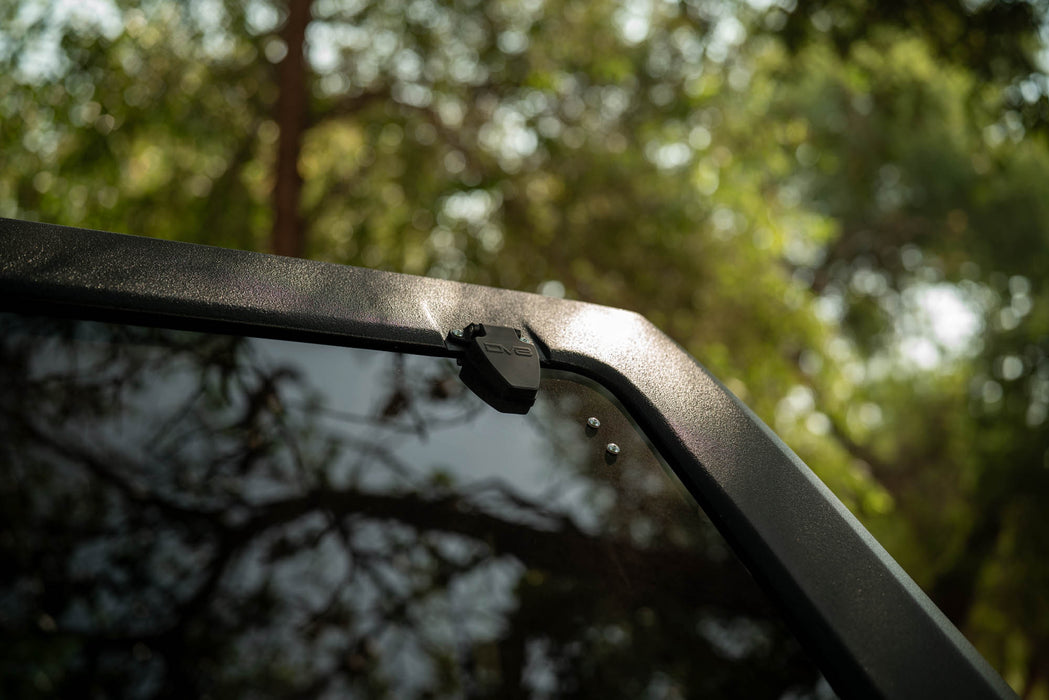 Custom window hinge for the 2007-2018 Jeep JK 4-Door Fastback Hard Top