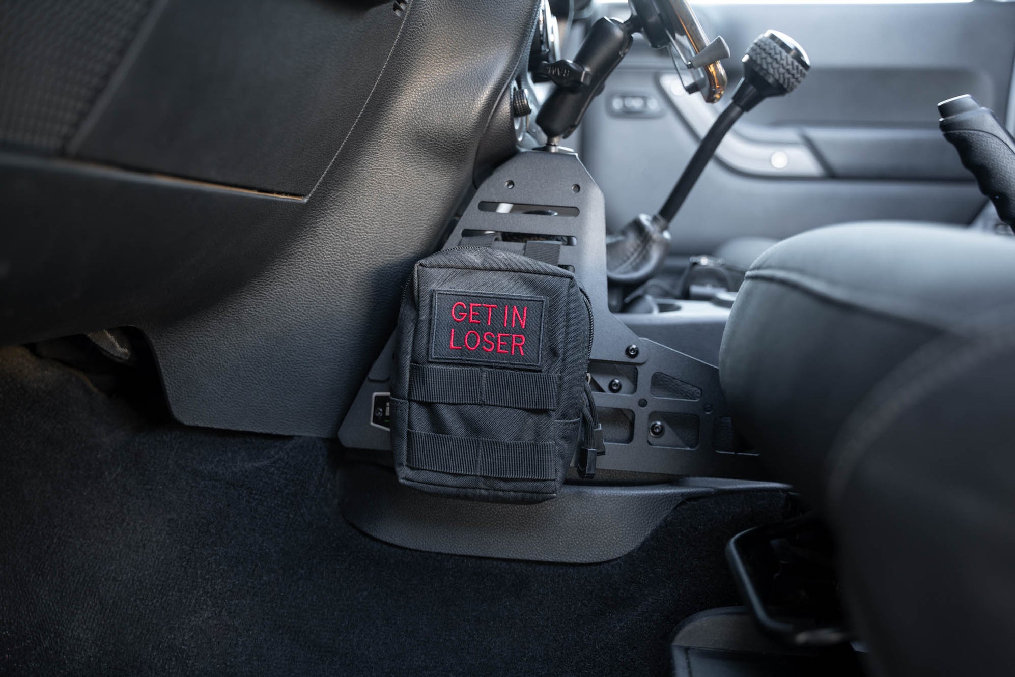 Jeep JK Center Console Molle Panels & Digital Device Bridge