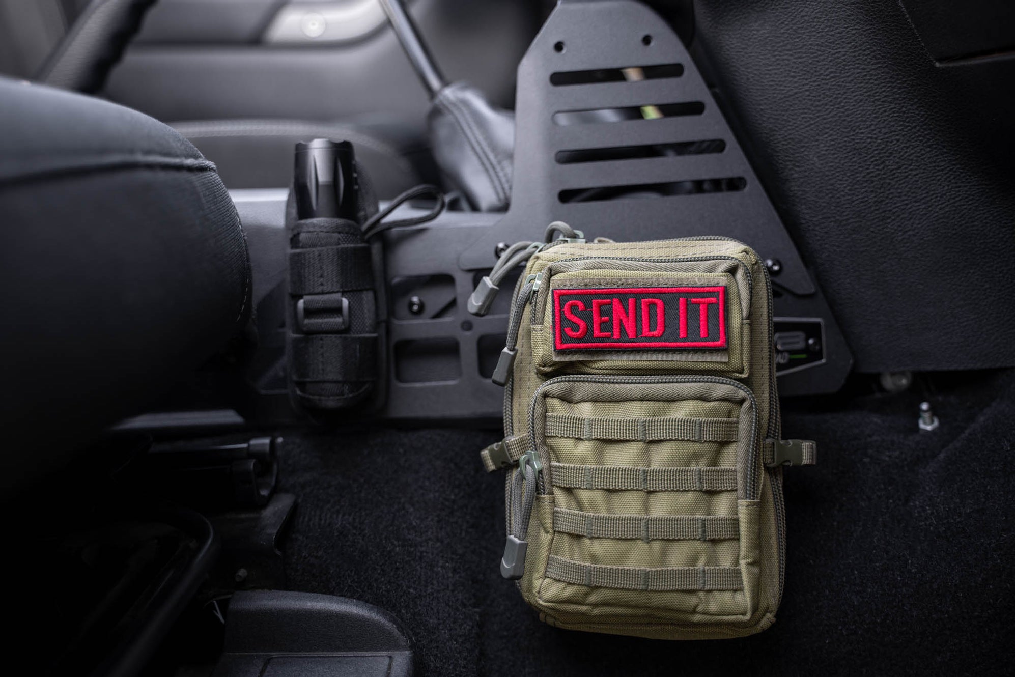 Jeep JK Center Console Molle Panels & Digital Device Bridge