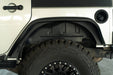 Slim Fender Flares for the 2007-2018 Jeep Wrangler JK, Profile of rear fender