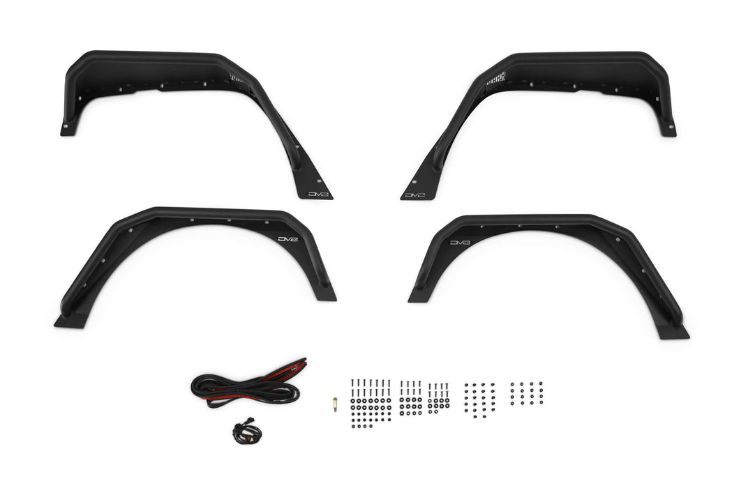 What's included: Spec Series Fender Flares for the 2007-2018 Jeep Wrangler JK