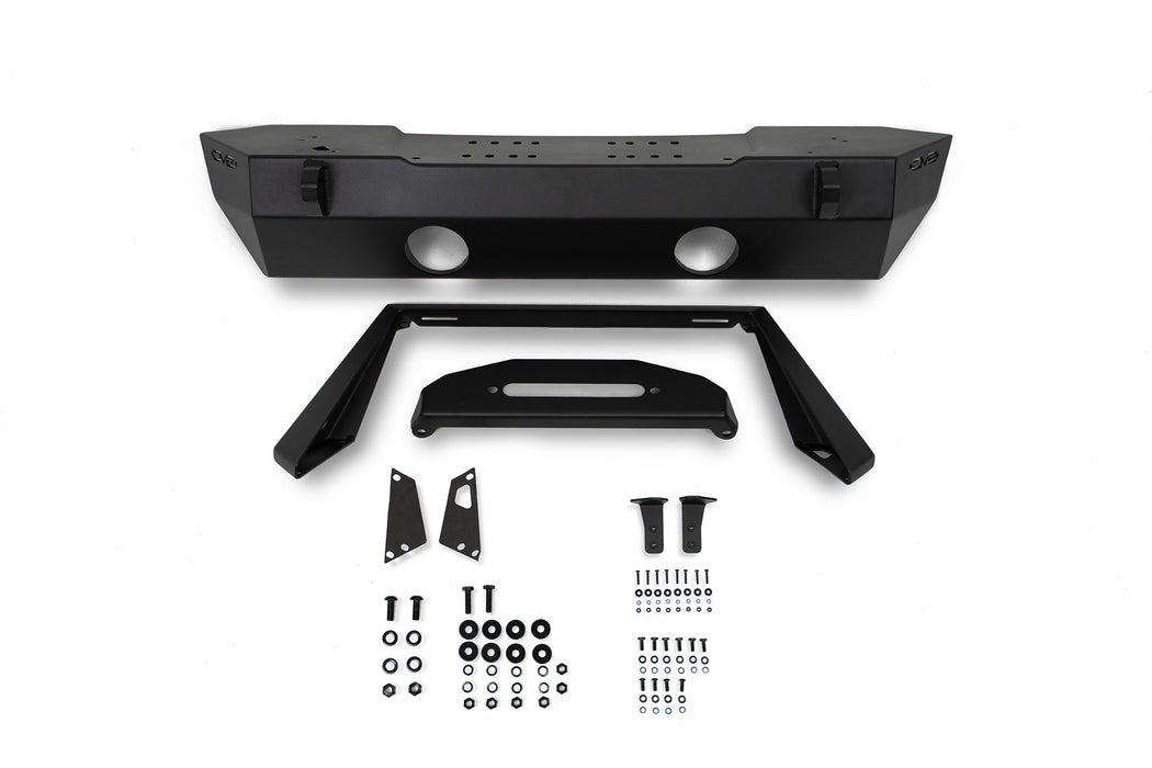 What's Included: Jeep Wrangler & Gladiator FS-25 Stubby Front Bumper