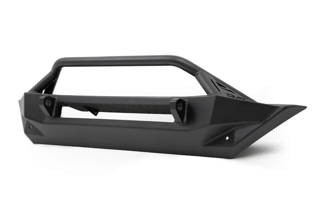 2007-2023 Jeep Wrangler JK/JL & Gladiator JT FS-1 Series Stubby Front Bumper in the studio, front angle