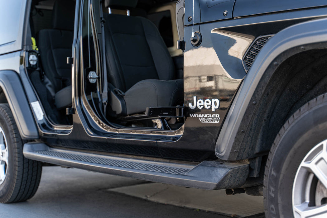 DV8 Offroad Spare Tire Delete Plate for Jeep Wrangler 2007-2018 Je - 2