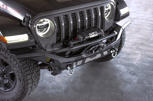 High Angle view of 2007-2023 Jeep Wrangler JK/JL & Gladiator JT MTO Series Front Bumper
