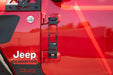 Jeep Wrangler JK/JL & Gladiator JT Hinge Mounted Steps, Installed profile view