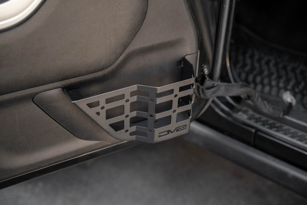 Cargo expansion with the Front Door Pocket Molle Panels for the 2011-2018 Jeep Wrangler JK