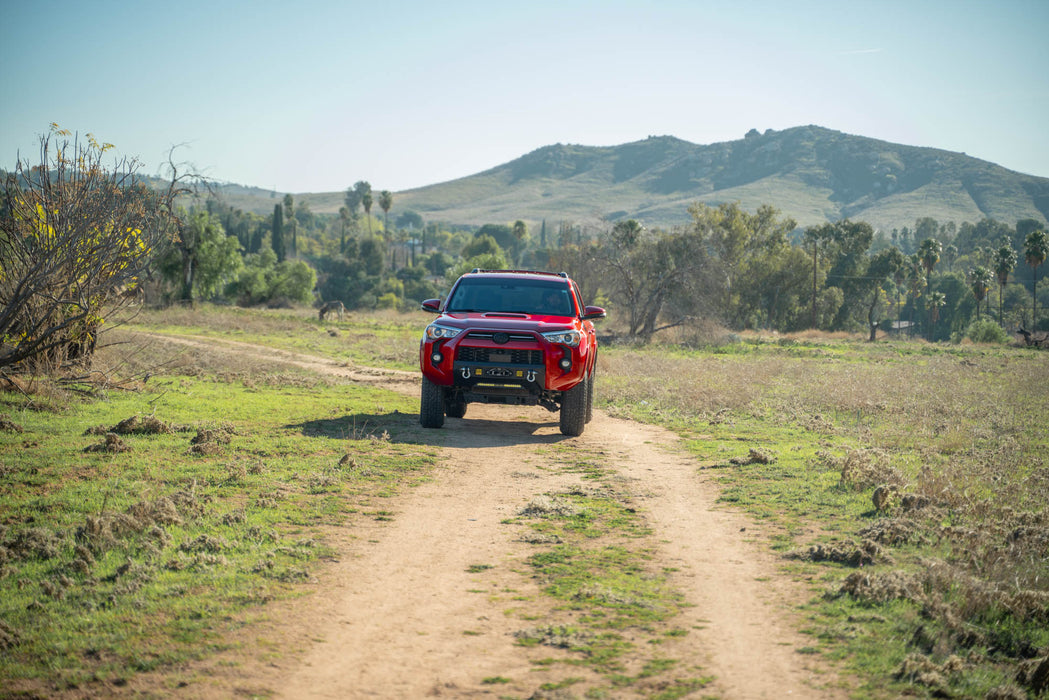 On the dirt trail with the Centric Series Winch Front Bumper for the 2014-2024 Toyota 4Runner