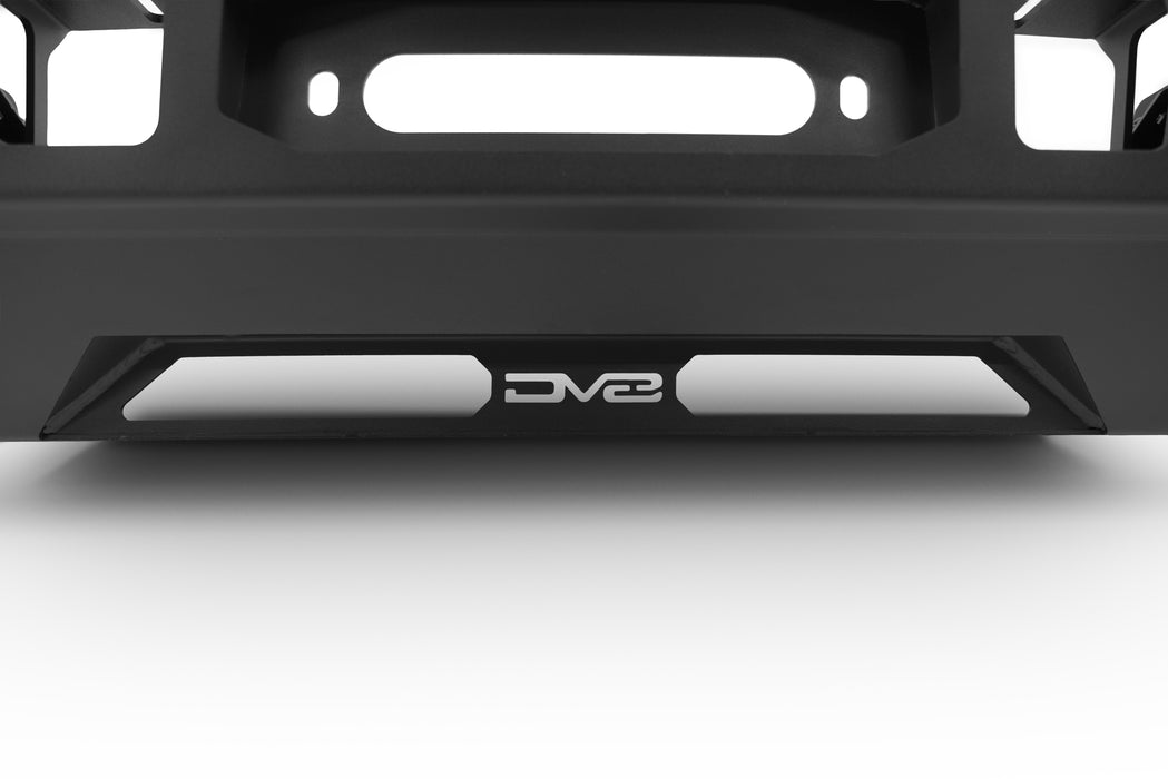 DV8 logo cutout, Centric Series Winch Front Bumper for the 2014-2024 Toyota 4Runner