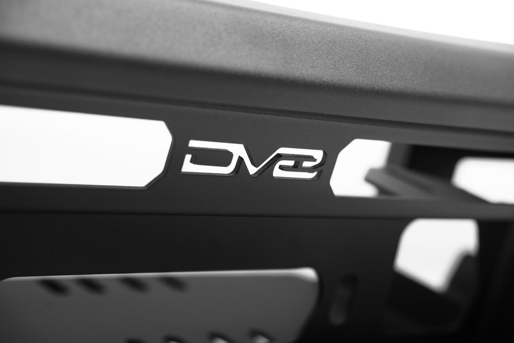 DV8 Logo cutout on the Centric Front Bumper for the 2015-2020 GMC Canyon