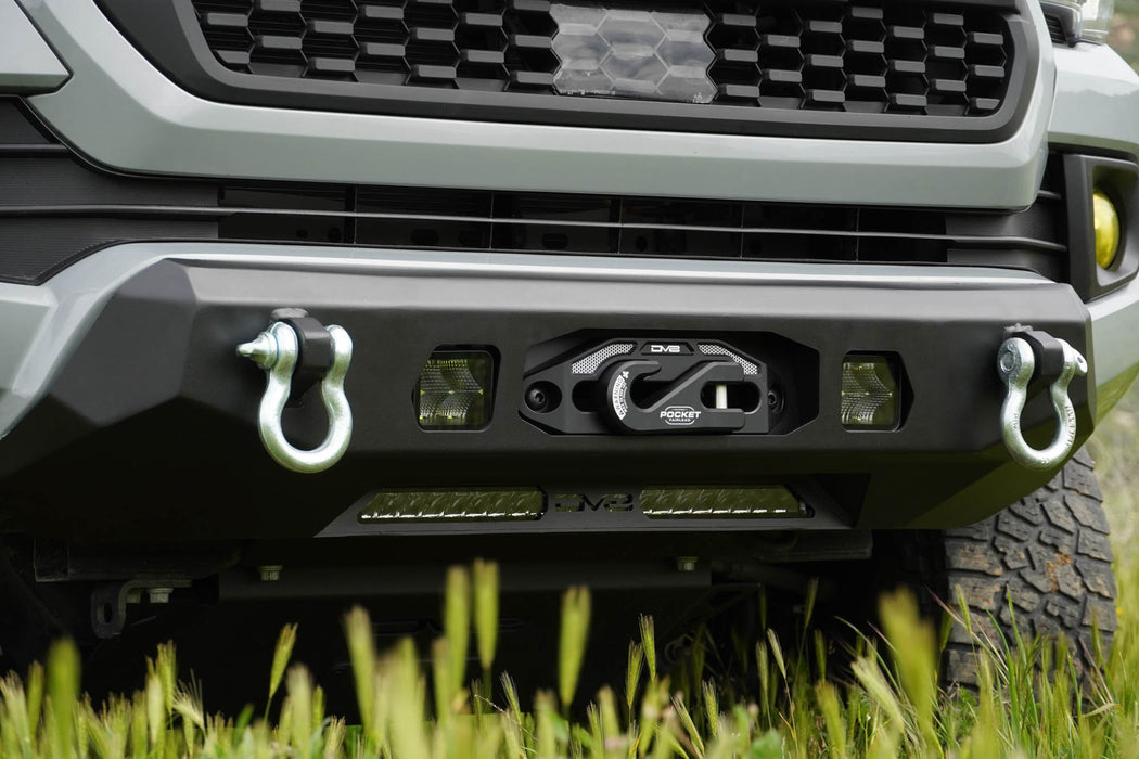 Centric Winch Front Bumper for the 2016-2023 Toyota Tacoma, add-on options
