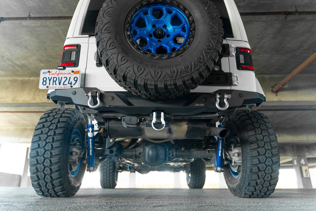 Low-Angle of the 2018-2023 Jeep Wrangler JL FS-15 Series Rear Bumper