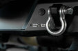 Logo Cutout and sensor plug on FS-7 Series Rear Bumper installed on the 2018-2023 Jeep Wrangler JL