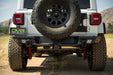 Rear Profile of the Made to Overland Series Rear Bumper for the 2018-2024 Jeep Wrangler JL