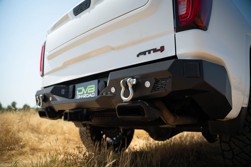 Auxiliary lighting on the Spec Series Rear Bumper for the 2019-2024 Chevy/GMC 1500