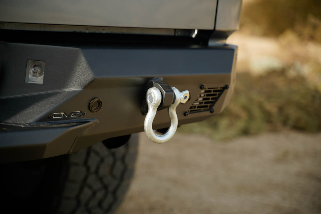 D-ring mounting on the Spec Series Rear Bumper for the 2019-2024 Chevy/GMC 1500