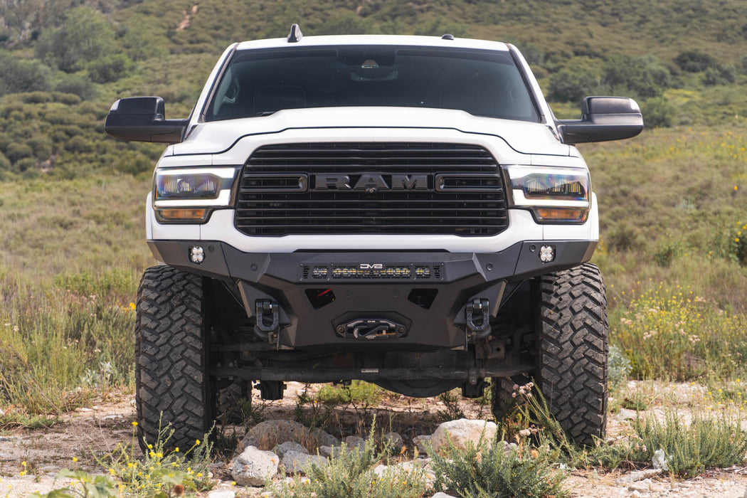 Front view of Spec Series Front Bumper for the 2019-2026 Ram 2500/3500