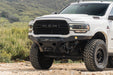 Corner view of the Spec Series Front Bumper for the 2019-2026 Ram 2500/3500