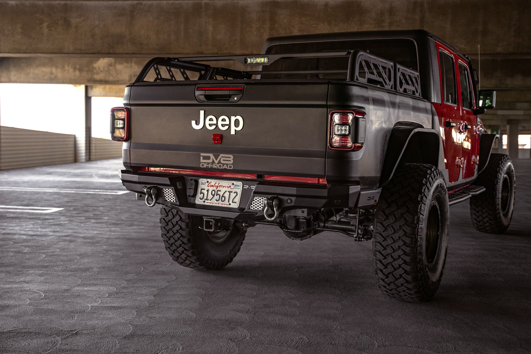 2020-2023 Jeep Gladiator JT | MTO Series Rear Bumper, installed from behind