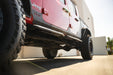 Low angle of 2020-2023 Jeep Gladiator JT OE Plus Side Steps, Installed