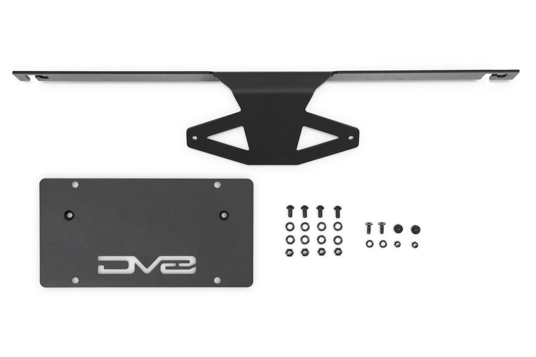 What Comes inside the Capable Bumper Slanted Front License Plate Mount for the 2021-2023 Ford Bronco