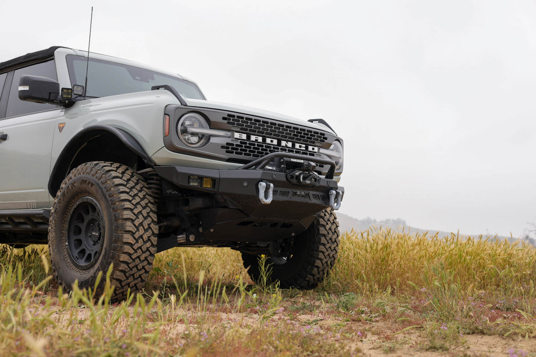 Side angle of the Spec Series Front Bumper for the 5th Gen Ford Bronco