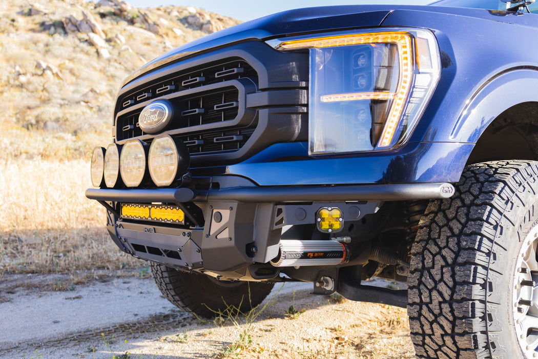 Side clearance of the Tube Front Bumper for the 2021-2023 Ford F-150