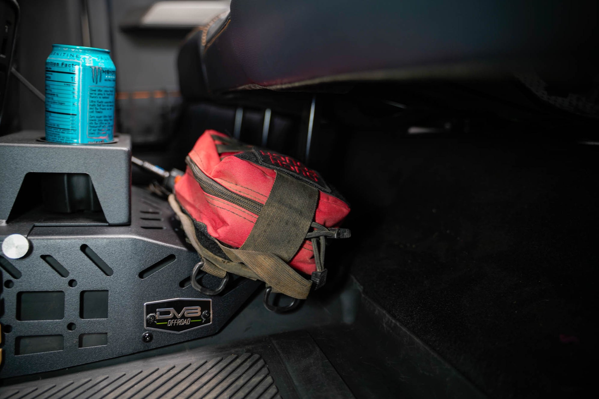 6th Gen Ford Bronco Rear Seat Cup Holder Molle Storage Panels