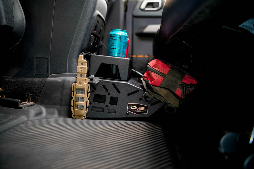 6th Gen Ford Bronco Rear Seat Cup Holder | Molle Storage Panels