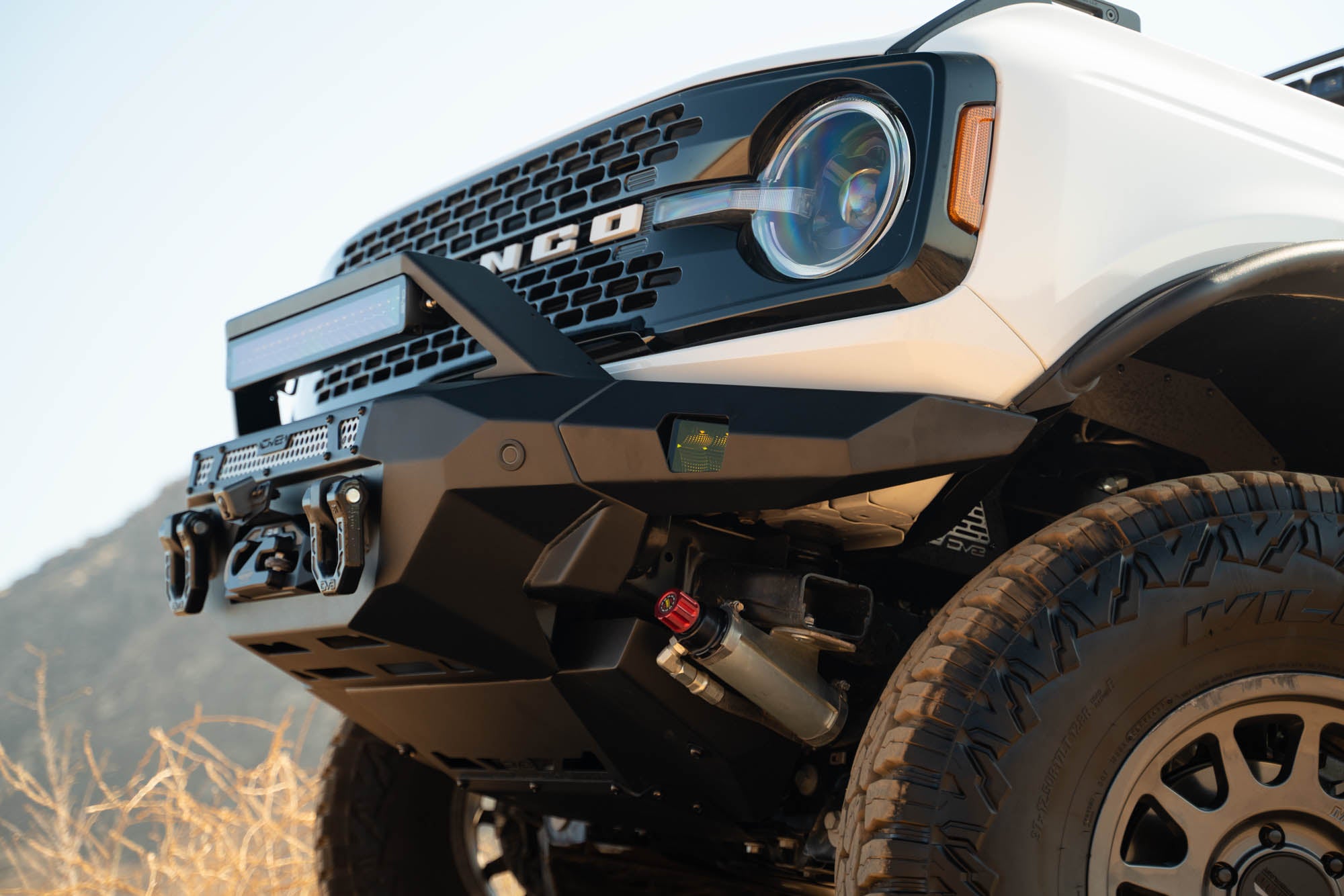 Profile of the MTO V2 Front Bumper for the 2021-2024 Ford Bronco
