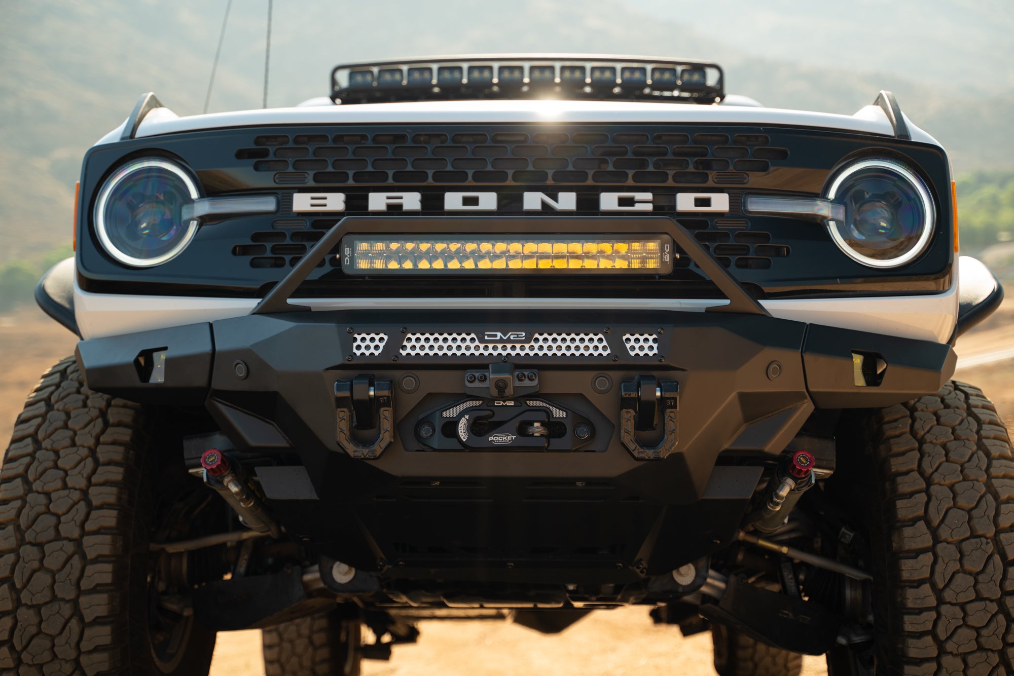 Recovery Options on the MTO V2 Front Bumper for the 2021-2024 Ford Bronco
