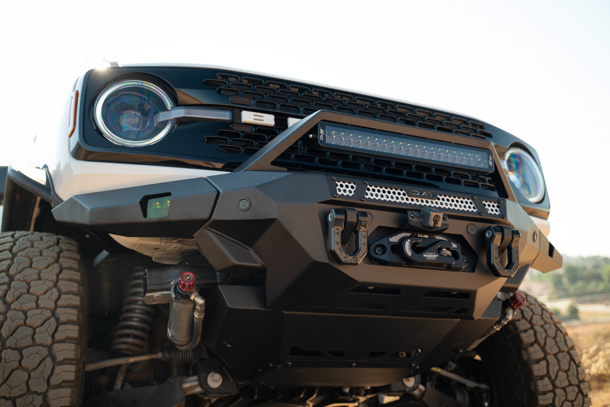 MTO V2 Front Bumper for the 2021-2024 Ford Bronco along wit our Skid Plate