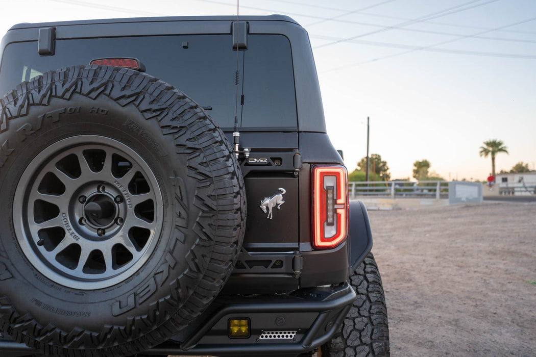 Town at evening photoshoot of the Bronco with our Competition Series Bumpers