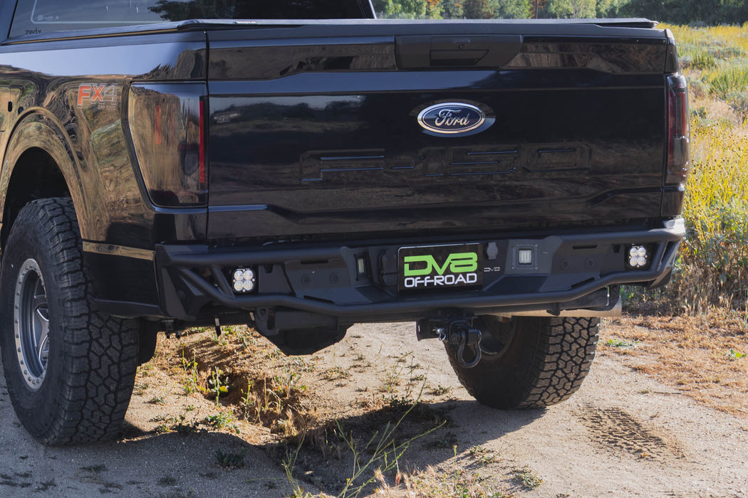 Tube Rear Bumper for the 2021+ Ford F-150 retains OEM functions.