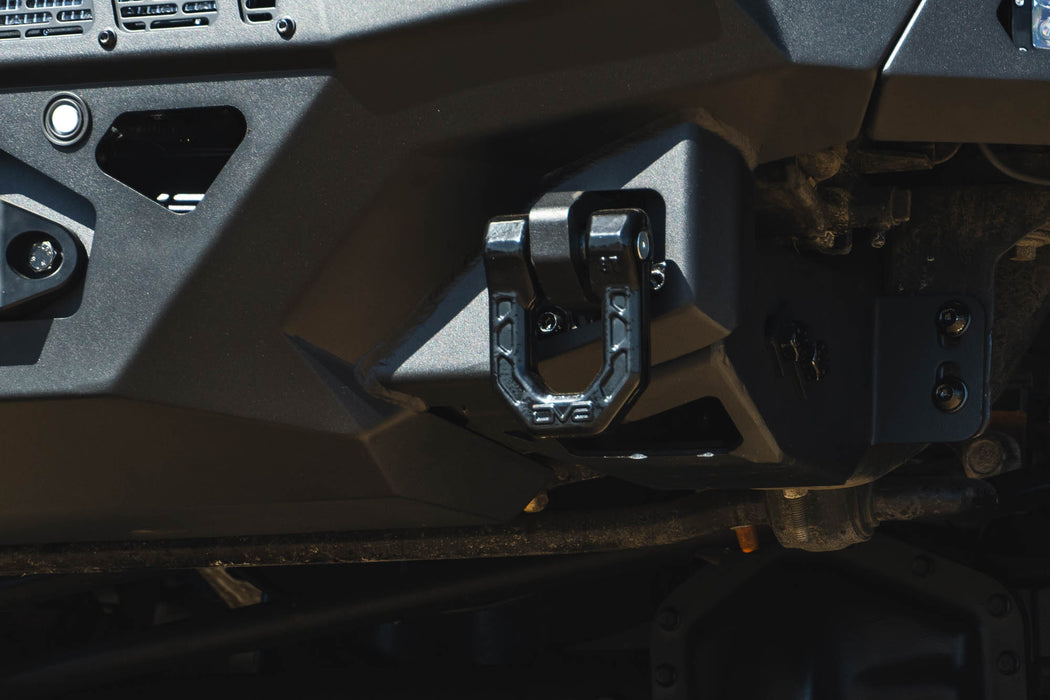 D-Ring Mount for the Ford F-250/350 Spec Series Front Bumper. It mounts directly to the frame for extra strength.