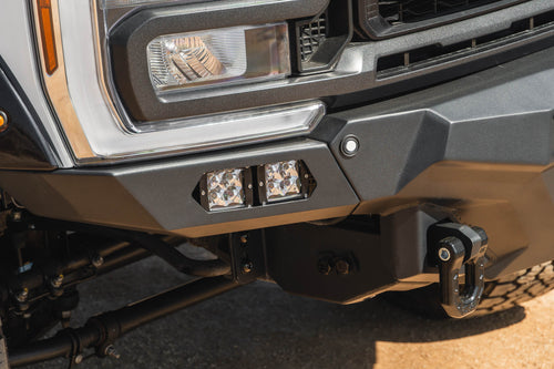 Dual side lighting on the Ford F-250/350 Spec Series Front Bumper