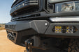 Close-up of the parking sensors on the Ford F-250/350 Spec Series Front Bumper