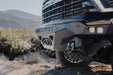 A 2024-2026 Chevy Silverado 2500/3500 with our Spec Series Front Bumper can mount a full size winch in a concealed manner.
