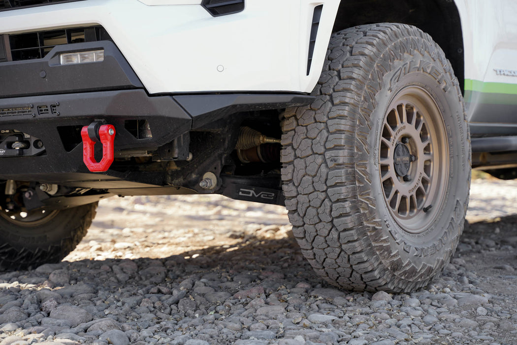 A-Arm skid plate from the front